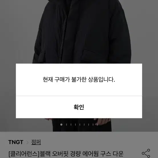 TNGT 구스다운 패딩