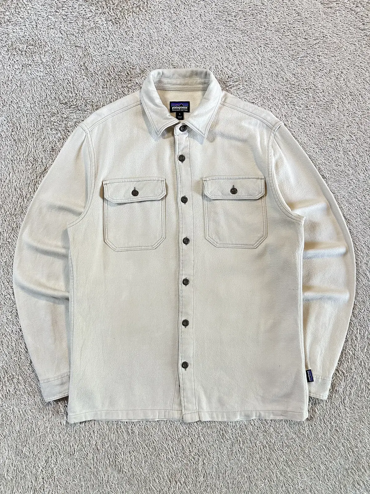 [S] PATAGONIA PATAGONIA Two-pocket flannel shirt ivory