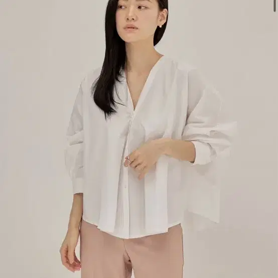 유어메모 Lily blouse - Ivory