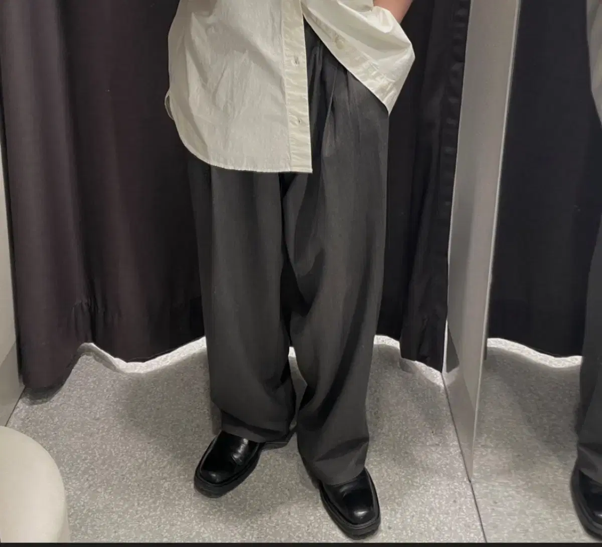 Zara Wide-Tucked Pants