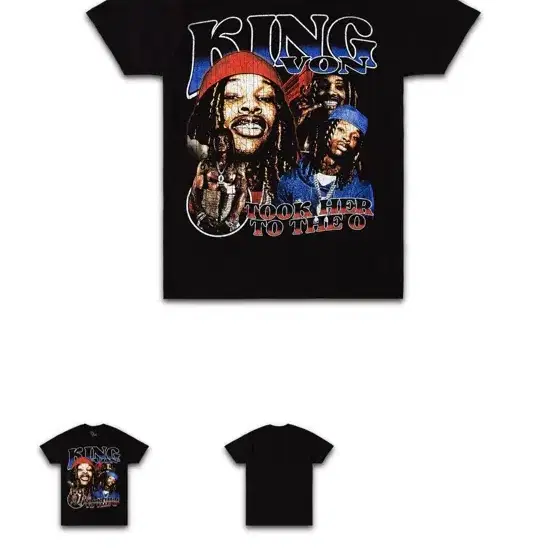 킹본 더 오 티 블랙 King Von The O Tee Black