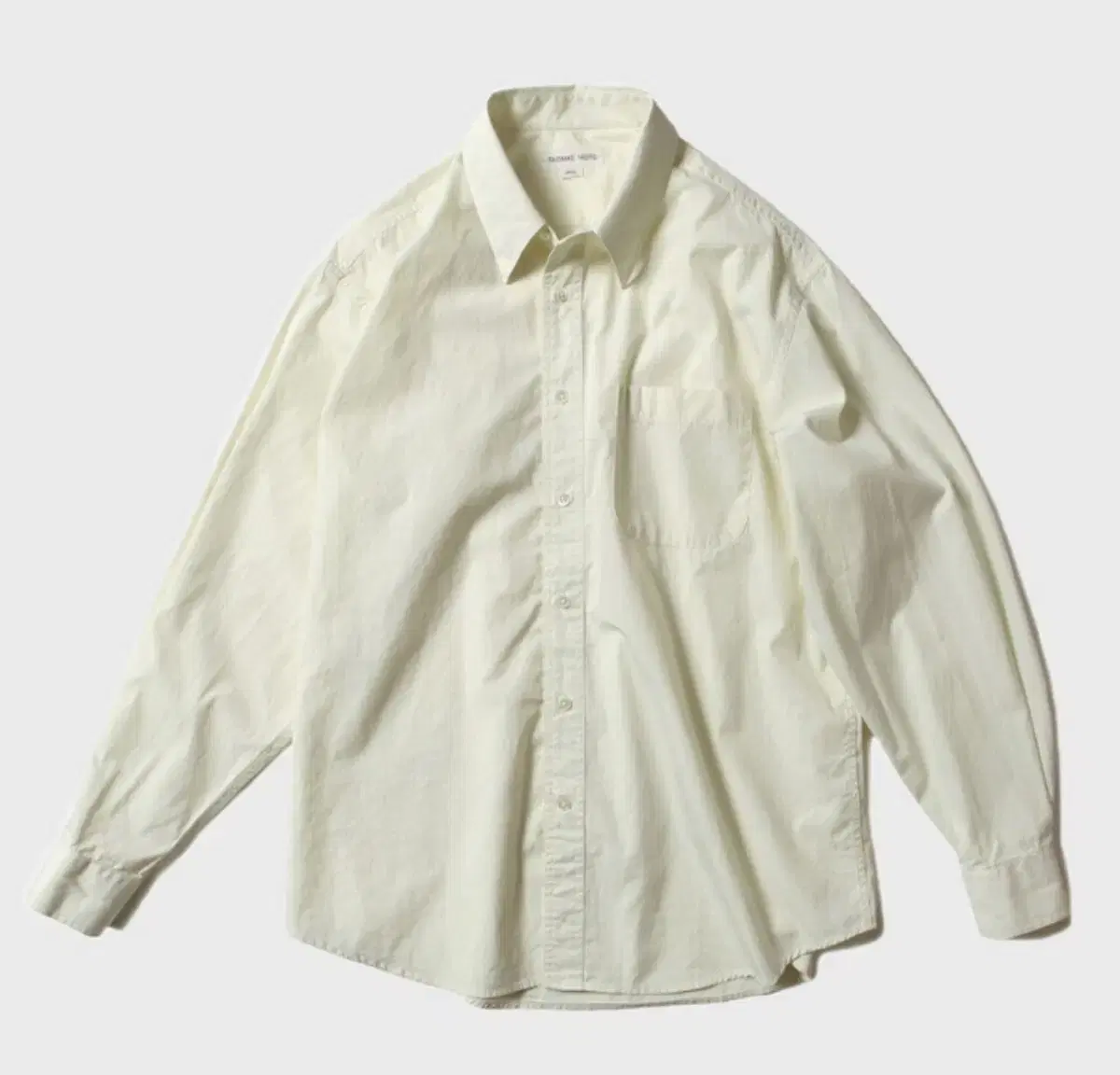 Thomas More Snap-down Shirt Lily Cream M