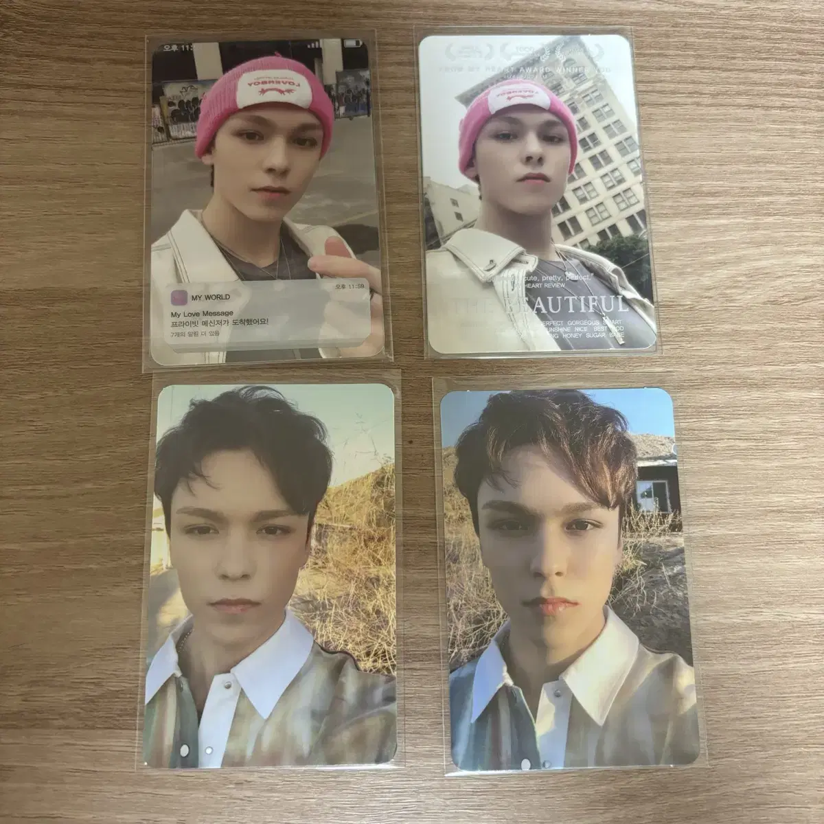 Seventeen Vernon Photocard bulk sell Unod Face The Sun Hot Dog