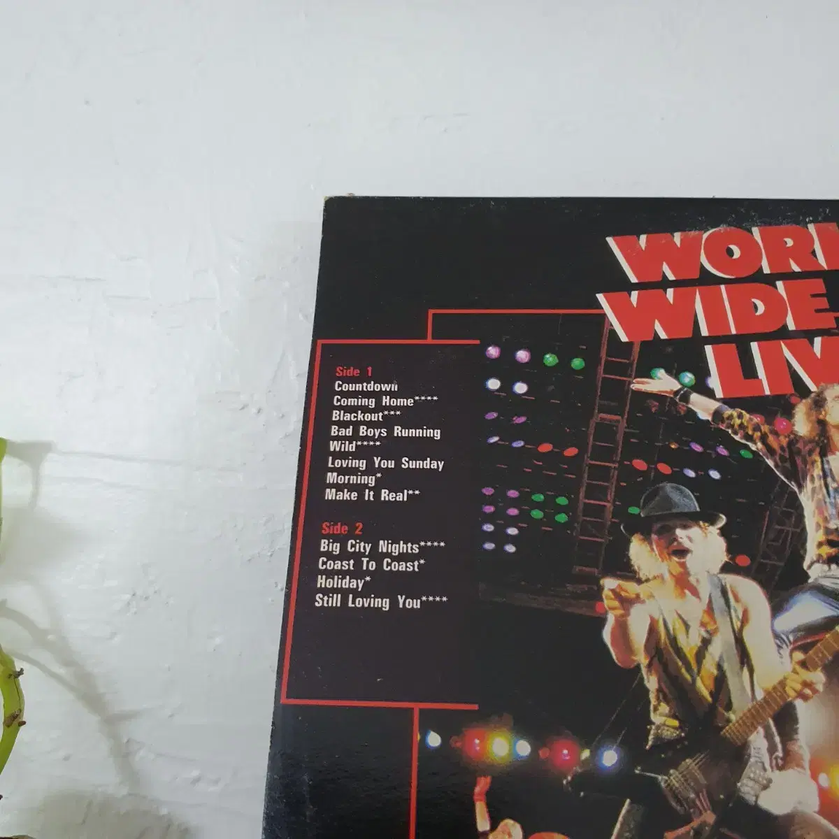 스콜피온스 LIVE  2LP  1985