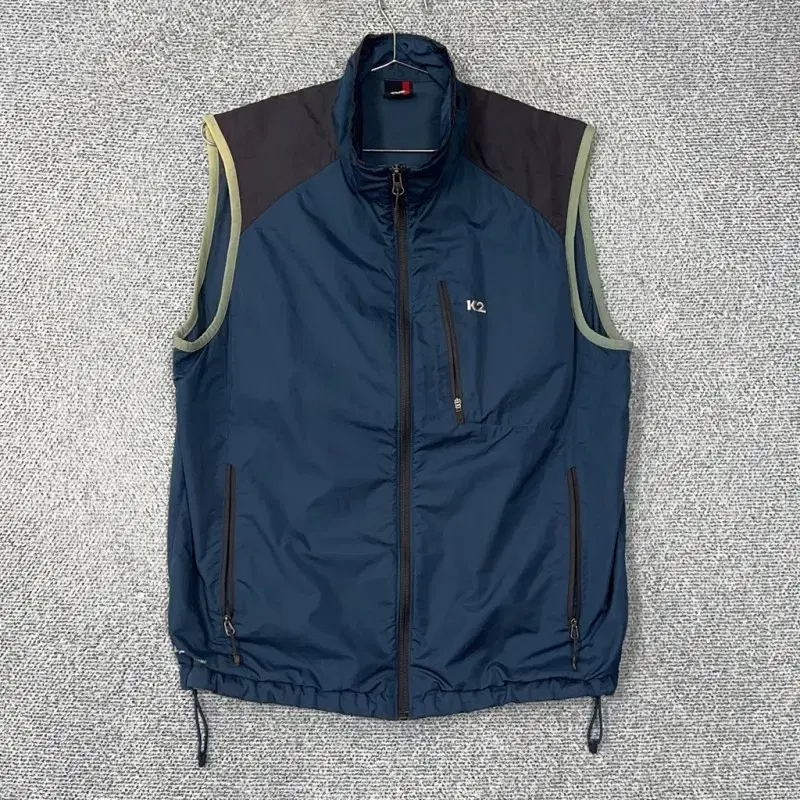 K2 Logo Navy Windbreaker Vest 100