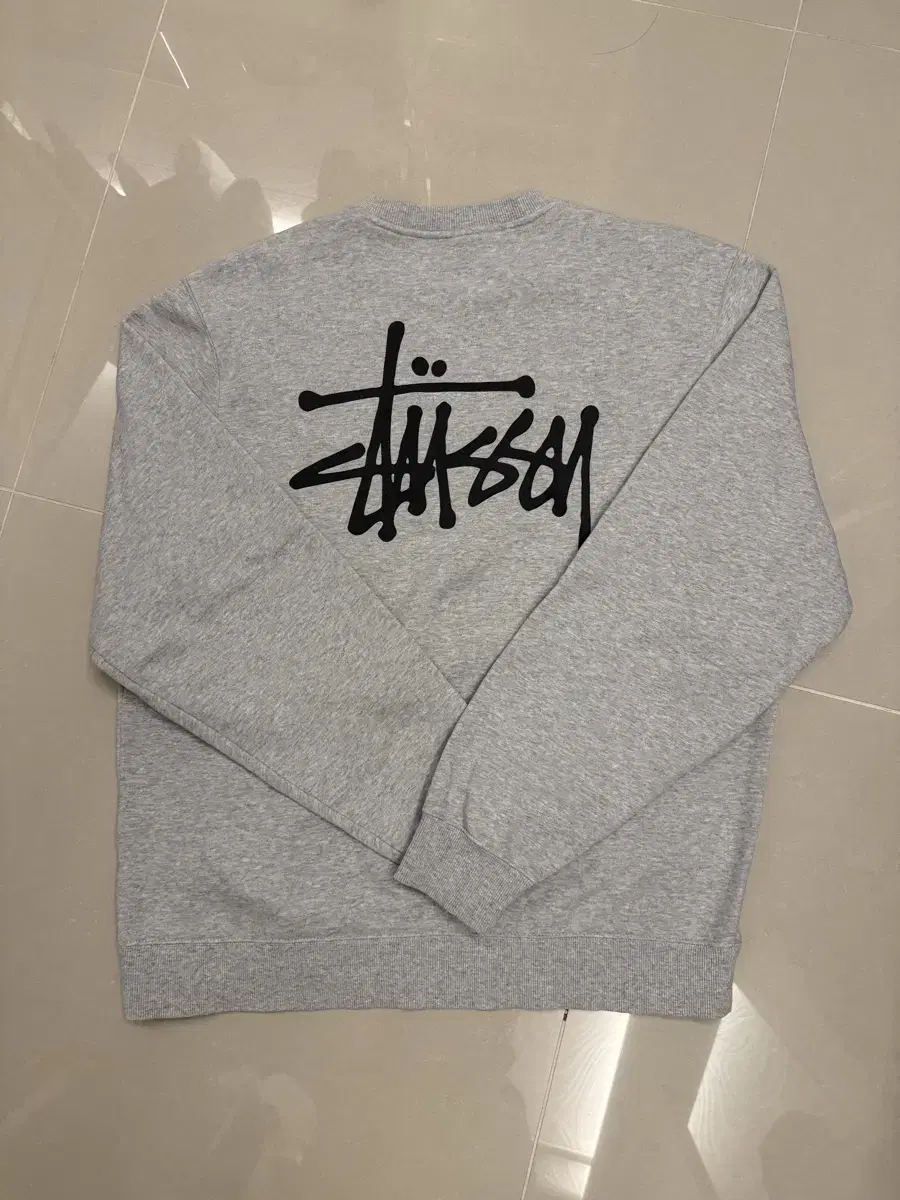 Stussy Man to Man Ash Heather Gray