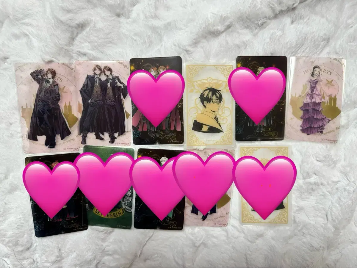 Selling Harry Potter Clear Photo Cards (Harry, Ron, Hermione, Fred, Jo)