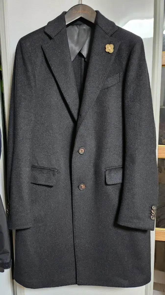 Lardini Flower Wool Single Coat