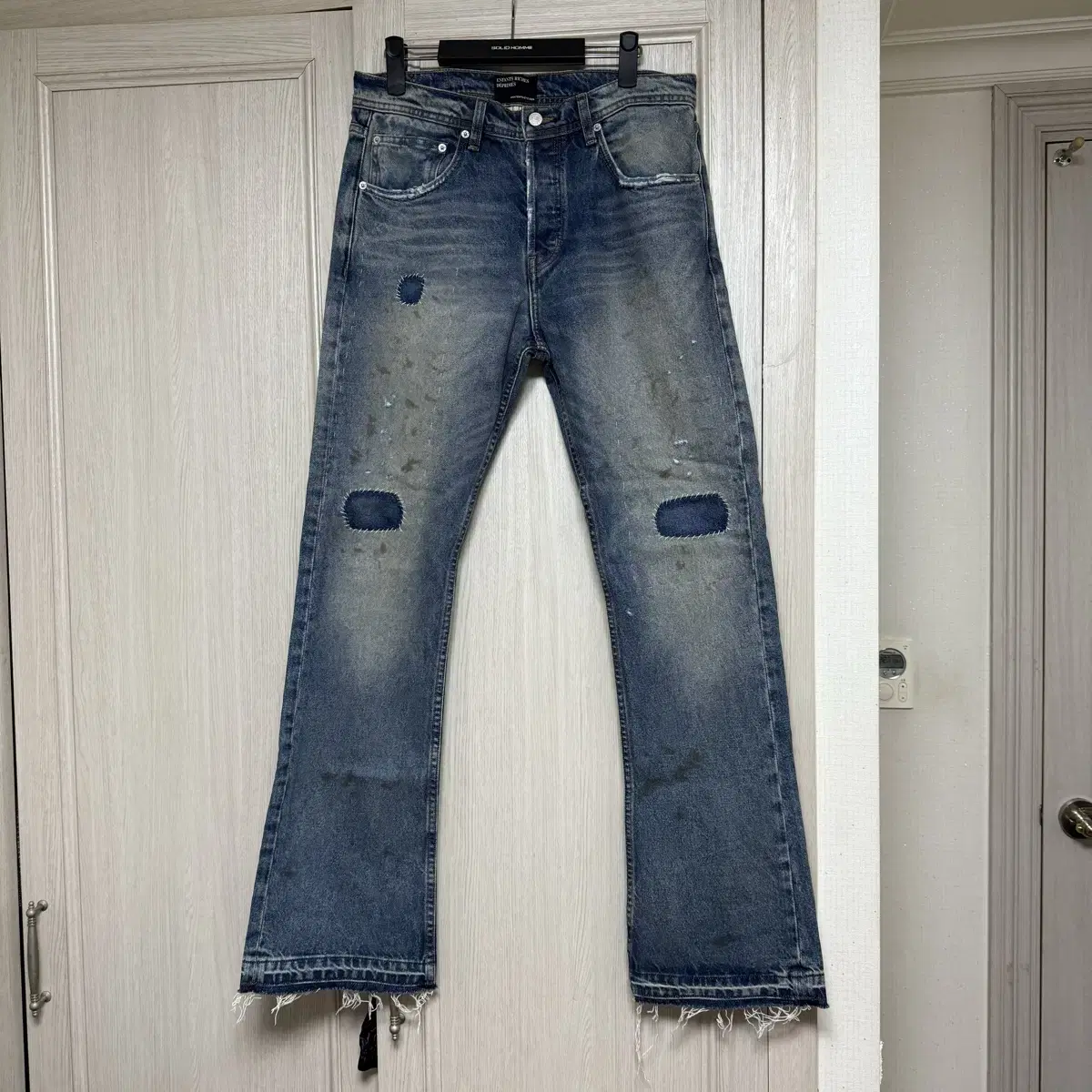 [31] ERD Enfants riches deprimes Hit and Run Flared Denim Pants