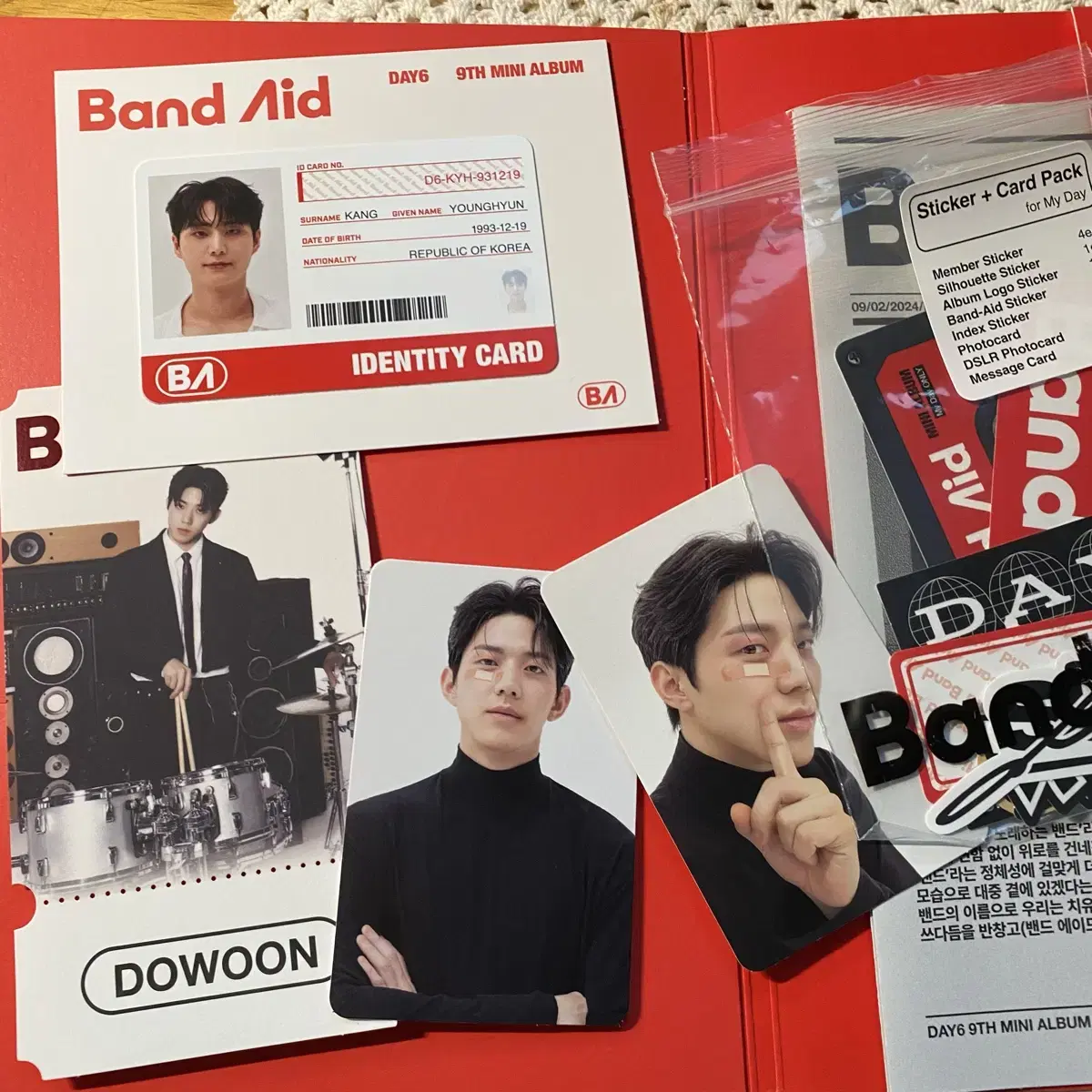 Day 6 Bandaid album Full Composition Younghyun Dowd Zuu