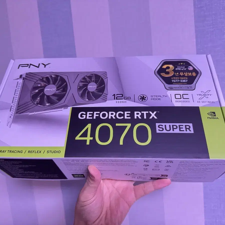 RTX 4070 SUPER PNY VERTO 미개봉