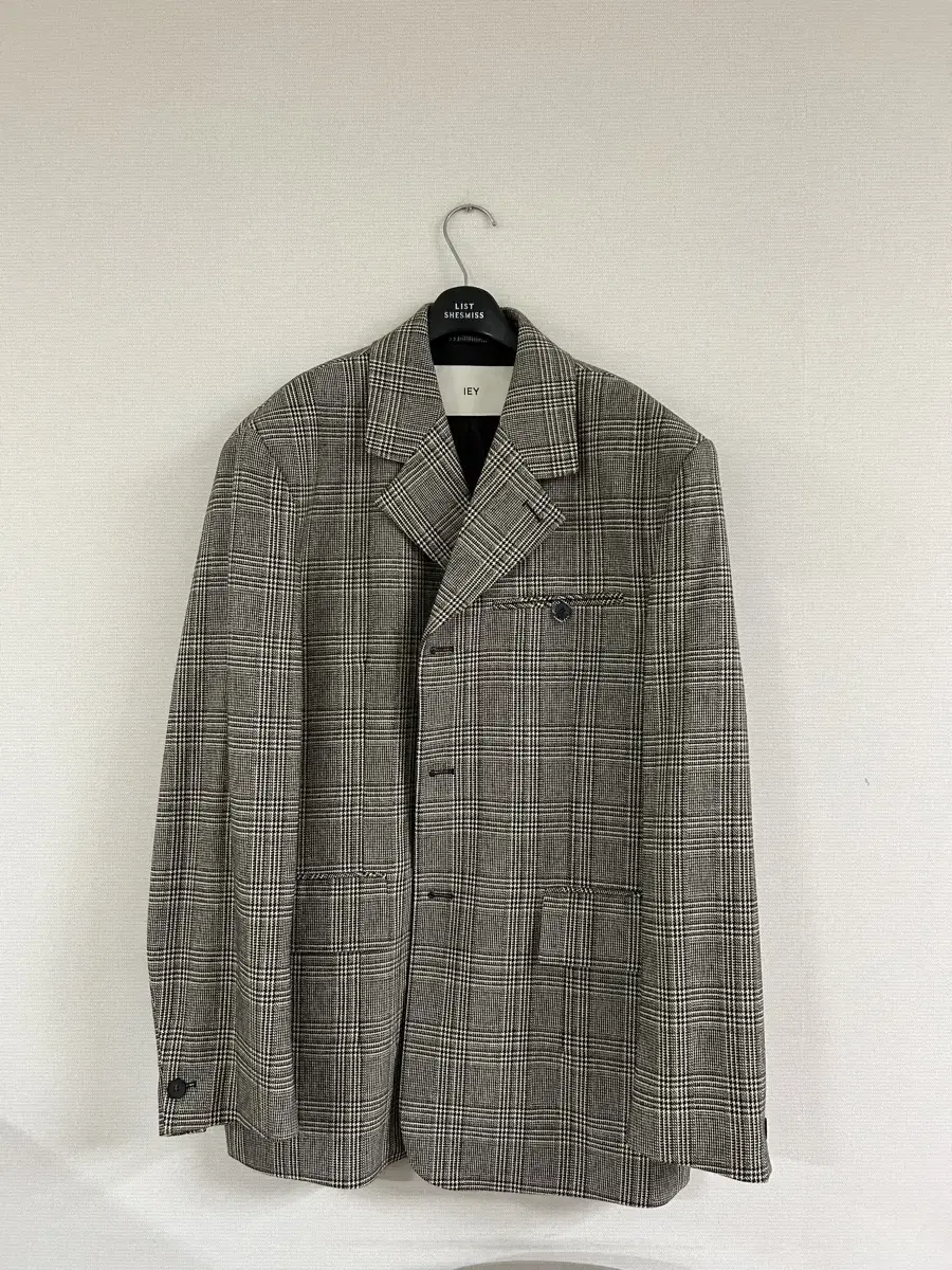 IEY Men's checked jacket size L