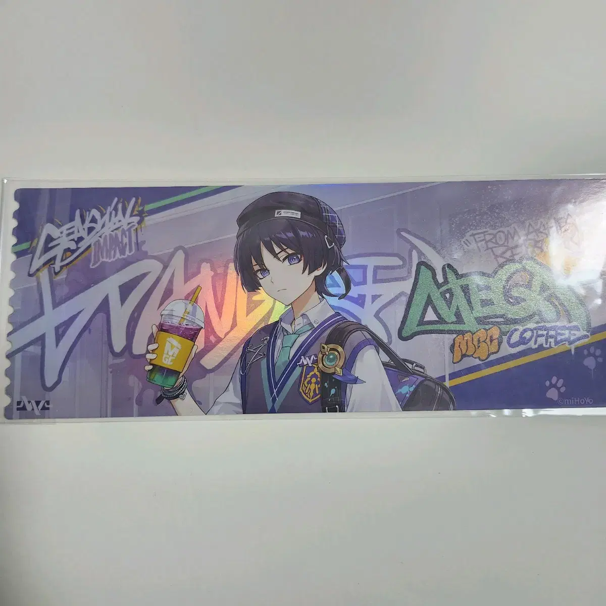 [sold] Genshin Impact Wanderer Mega Coffee Collab hologram Tickets