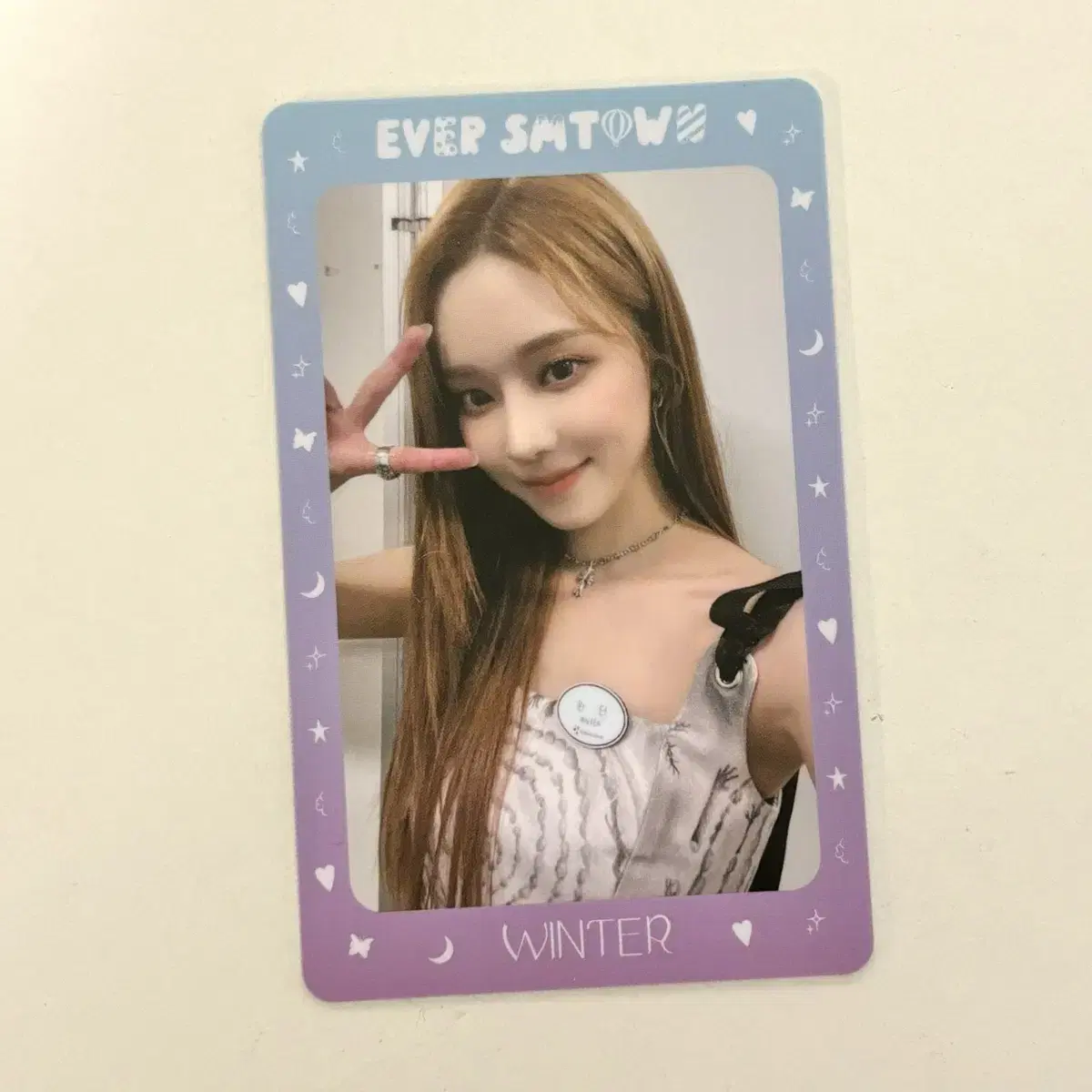 Aespa winter Everland AR Pass Photocard