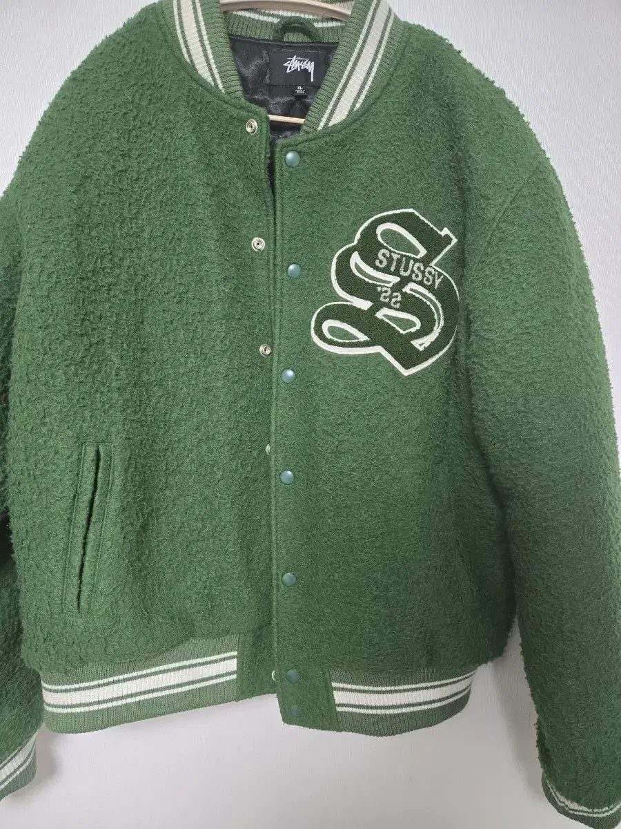 [XL] Stussy Casentino Wool Varsity Green