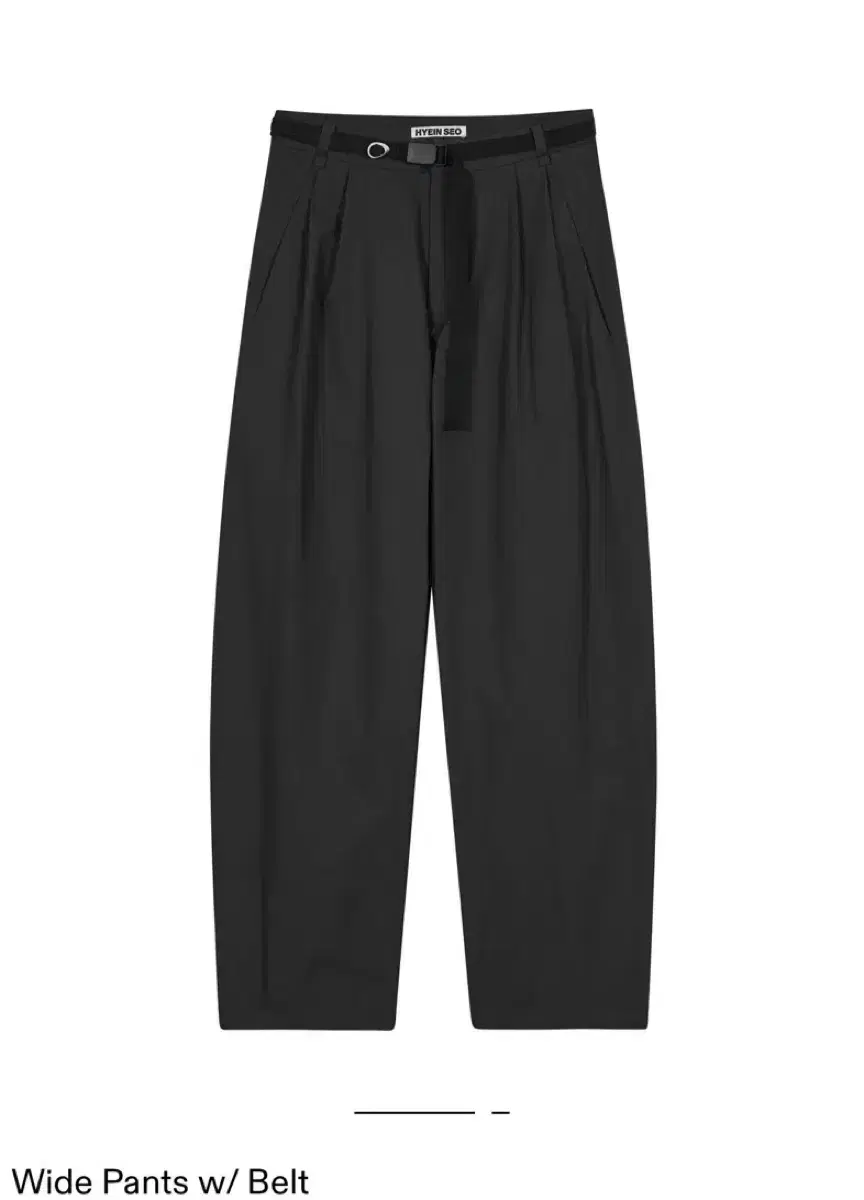 hyein seo wide pants w/ belt size 3