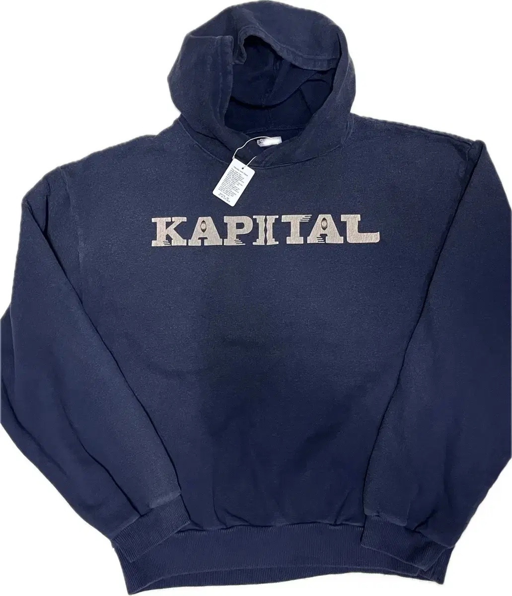 Capital Logo Wash Hoodie