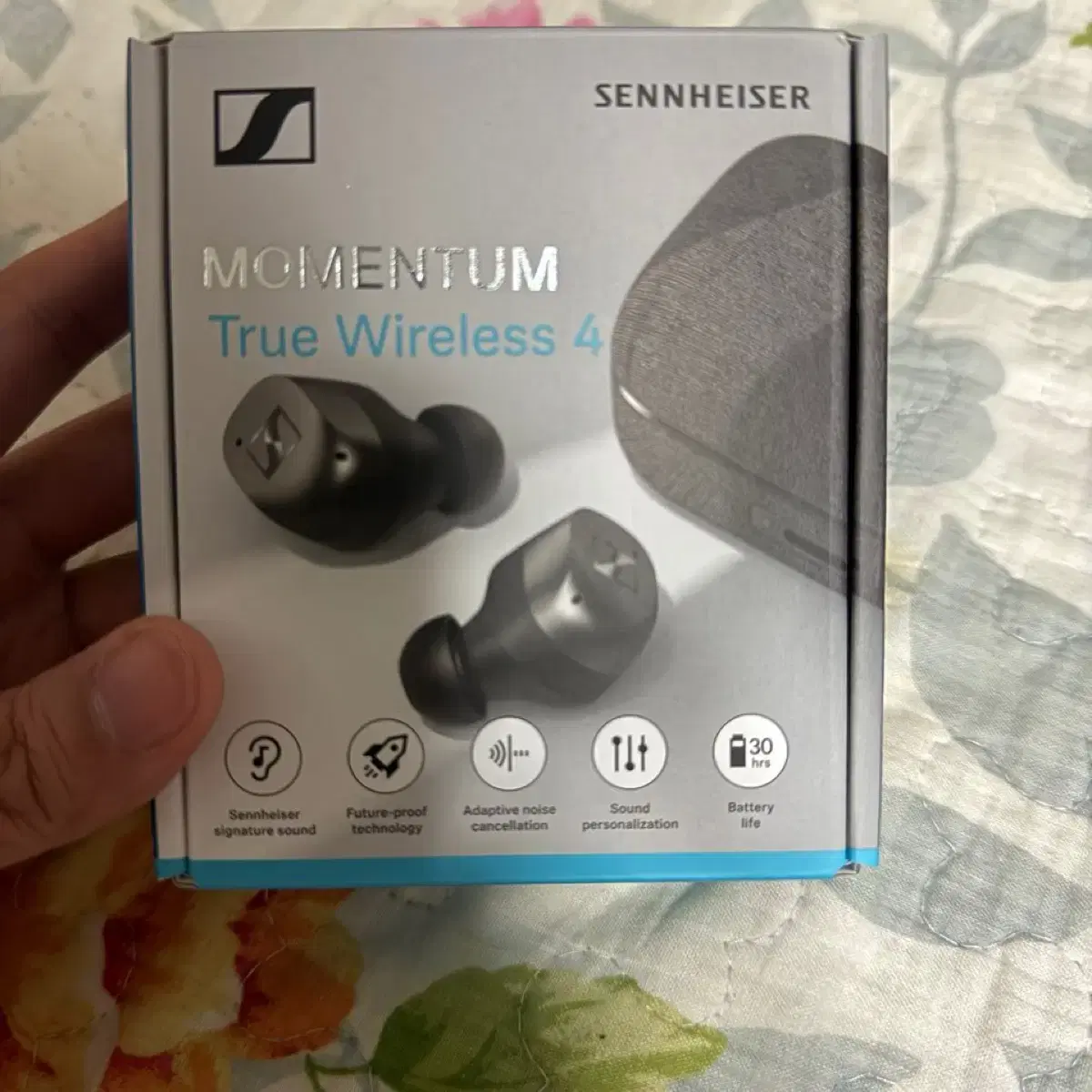 젠하이저 MOMENTUM True Wireless 4 블랙 그라파이트 미