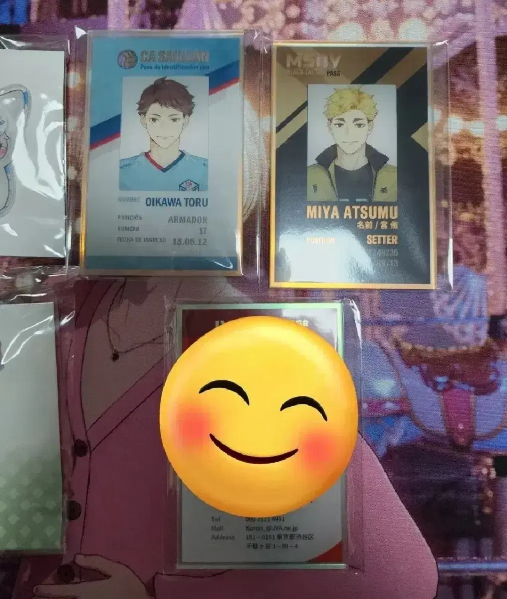 Haikyuu Rin's club certificate acrylic kard wts unofficial goods Atsumu Oikawa