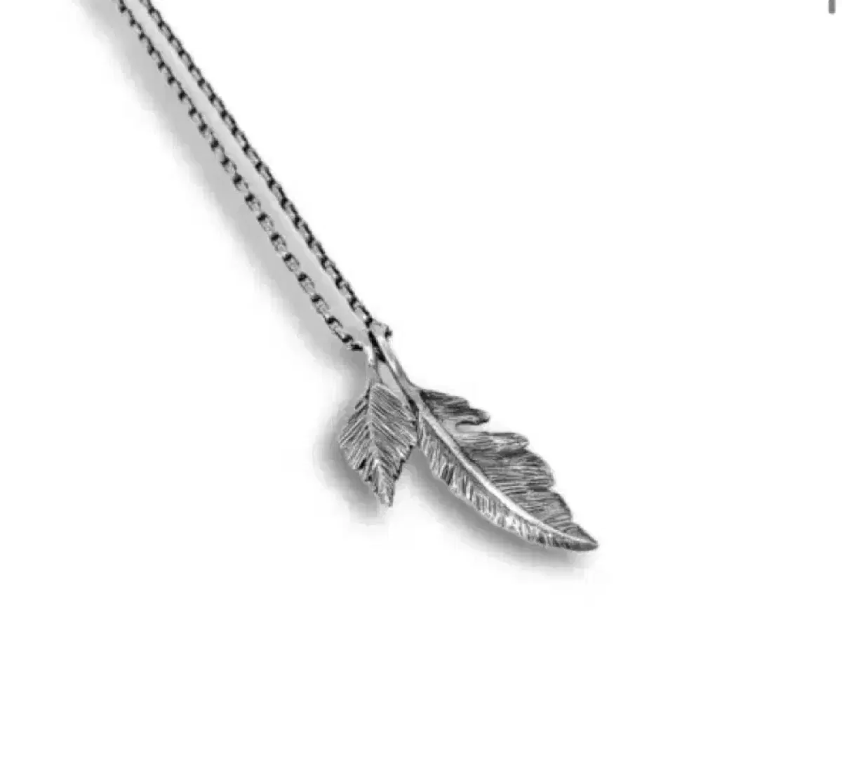 바호스튜디오 목걸이 two leaf necklace