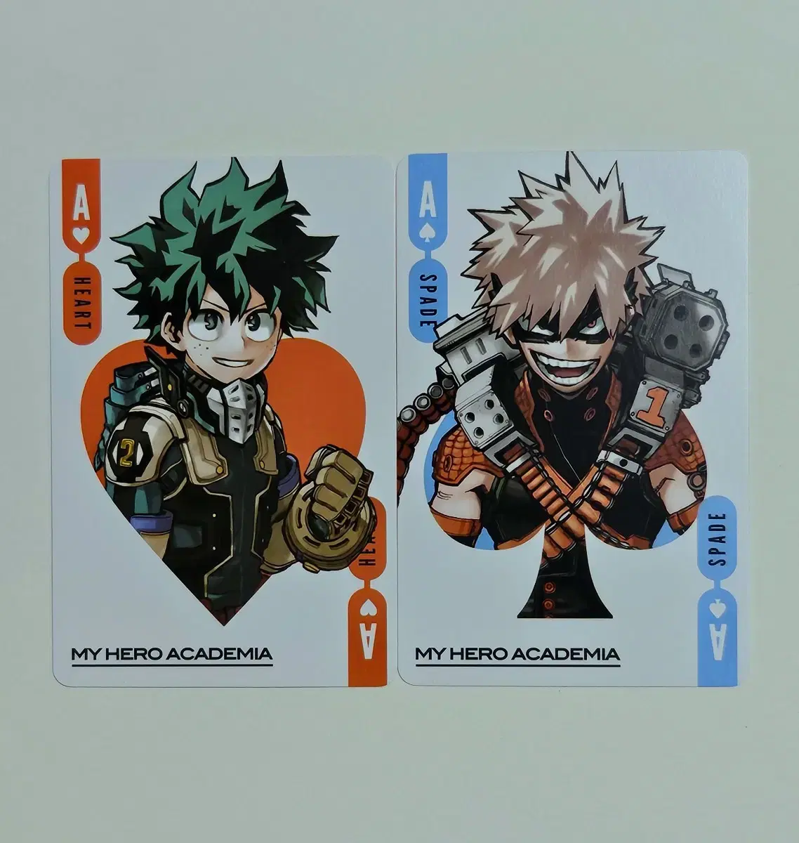 Nahia Hiroaka Bakugo Katsuki Midoriya Izuku Jump Shop Limited Trump Card