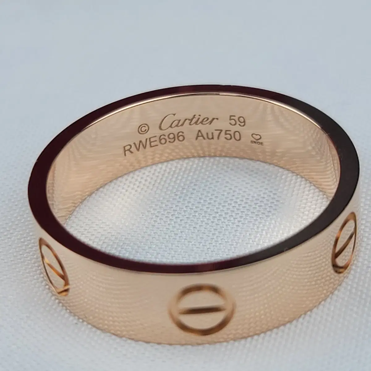 Cartier 5.5mm Loving Rose Gold 59 No. 19 Ring