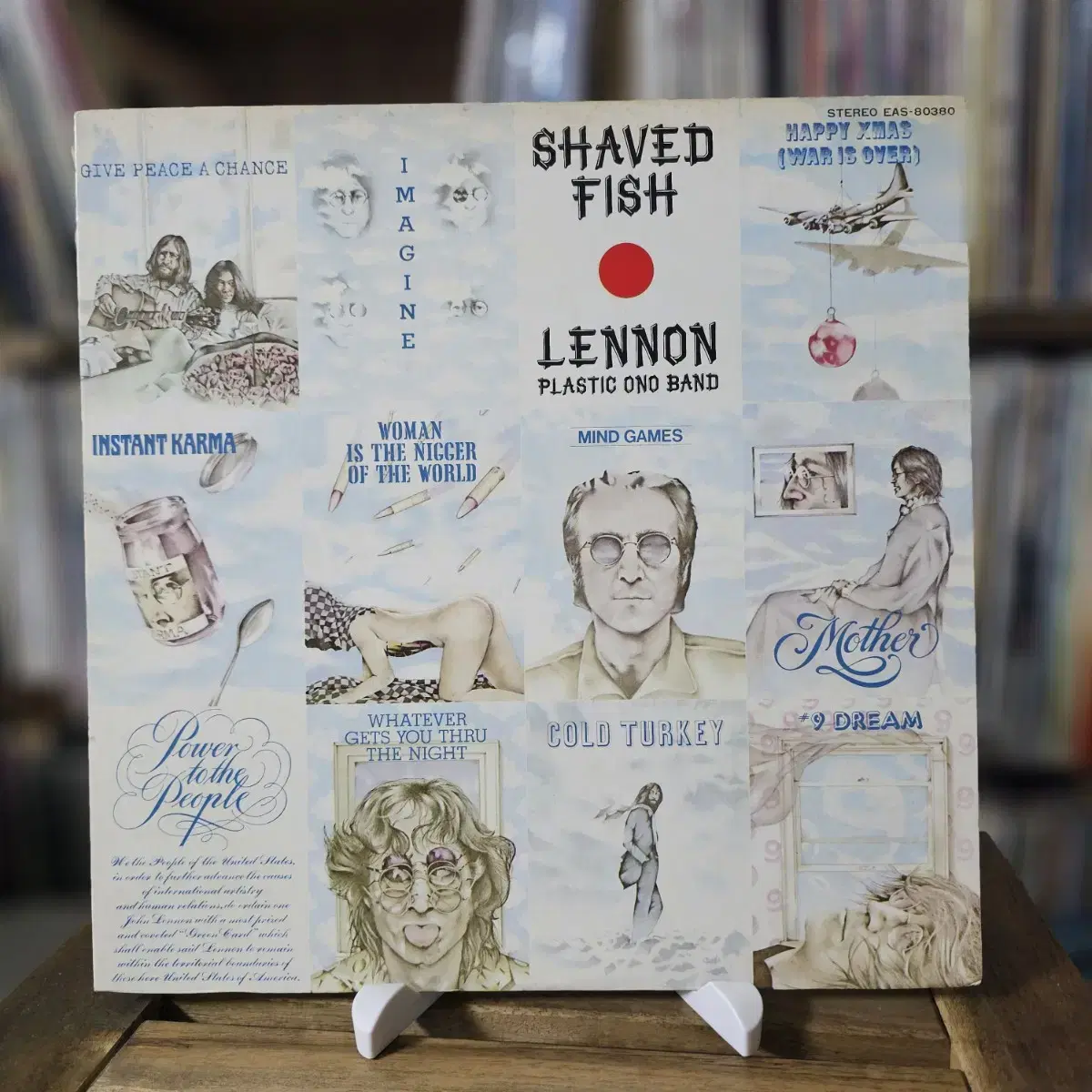 ₩(민트급, 존 레논)John Lennon - Shaved Fish LP