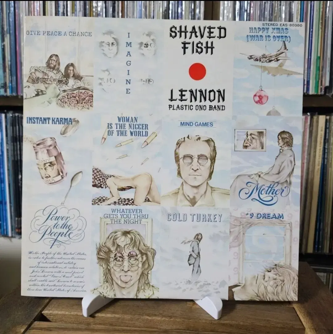 ₩(민트급, 존 레논)John Lennon - Shaved Fish LP