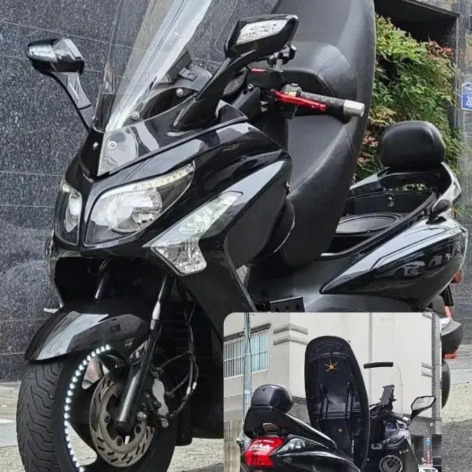 [부산] SYM GTS125 보이져 125 풀튜닝 완풀옵차량 판매