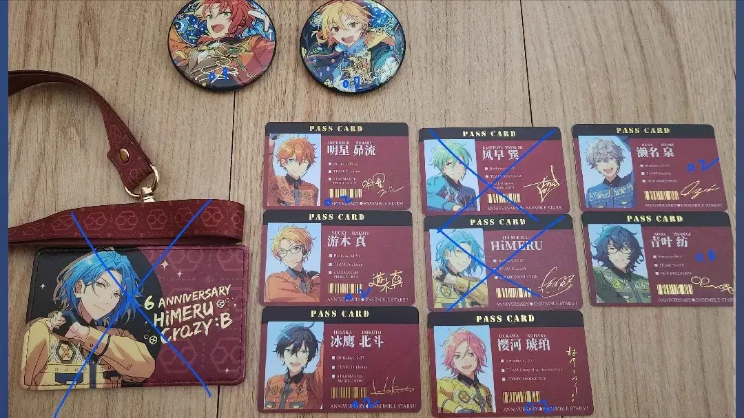 Angsta Ensemble Stars passkard star trace badge sells