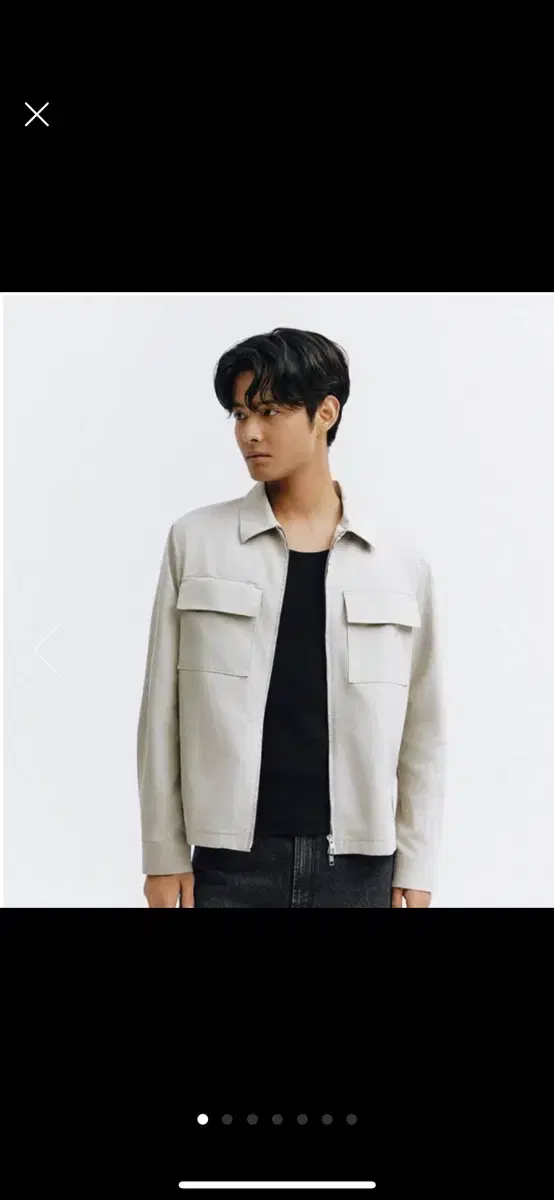 Giordano cha eunwoo Cotton Jacket Sand