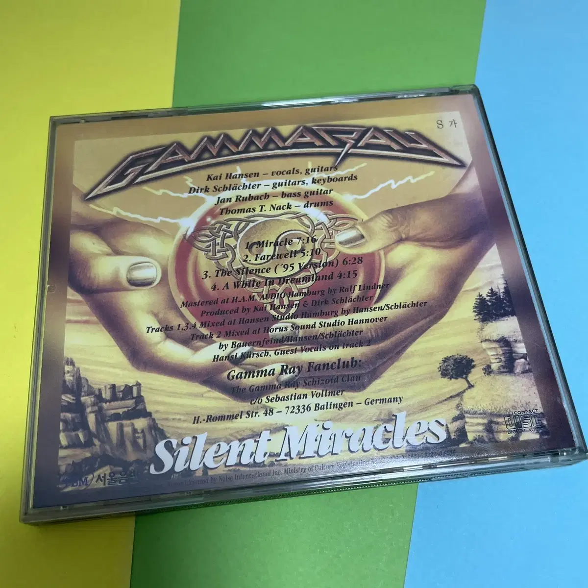 [중고음반/CD] 헤비메탈 감마레이 Gamma Ray EP Silent