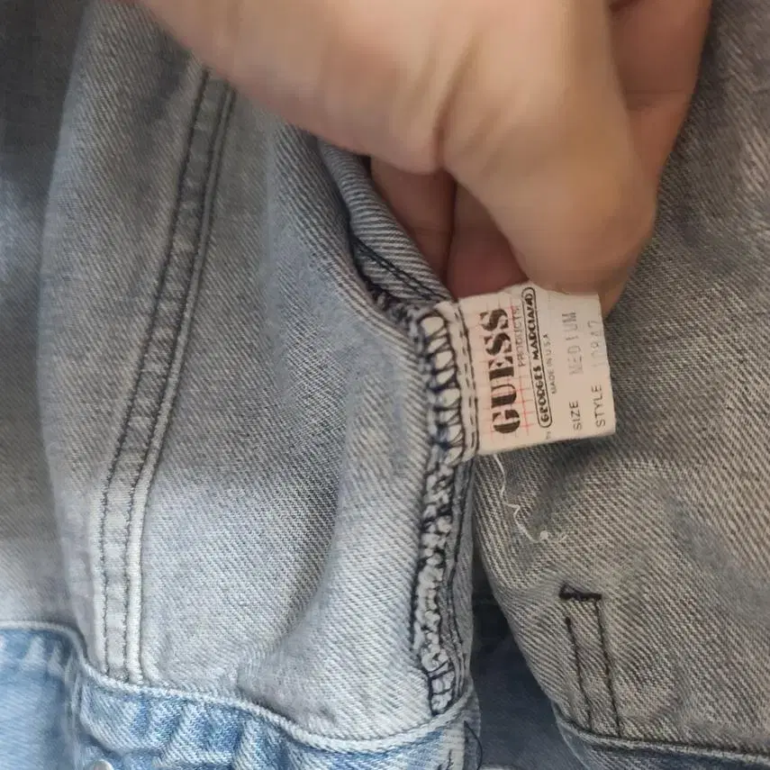 [GUESS] 여성 USA vintage 데님재킷 USA M