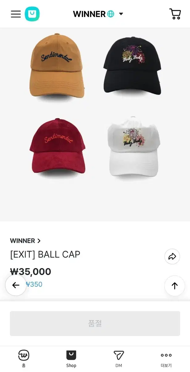 Winner Hat Official Goods