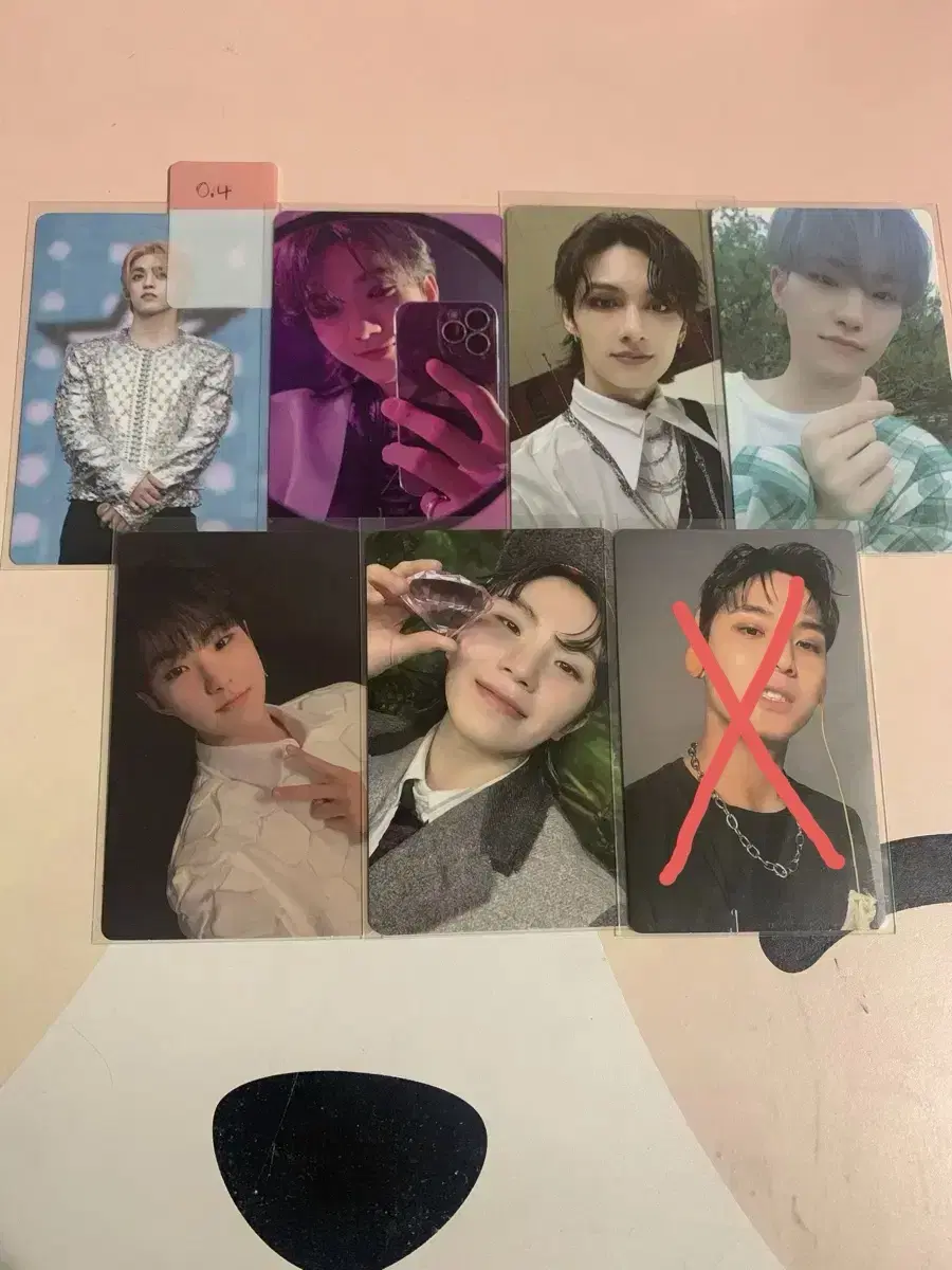 0.35 per piece)seventeen s.coups joshua jun hoshi woozi mingyu photocard WTS