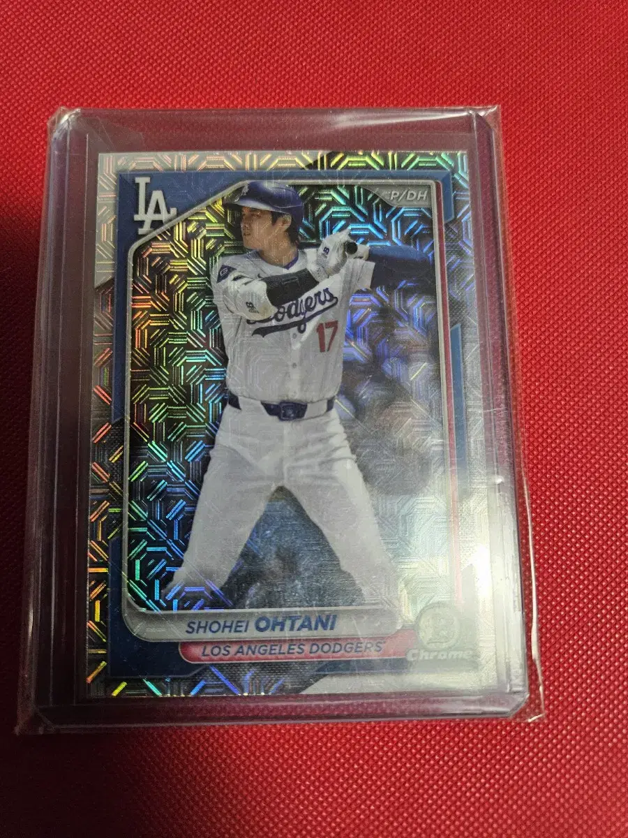 오타니 2024 Bowman Chrome 모조 리플렉터 카드