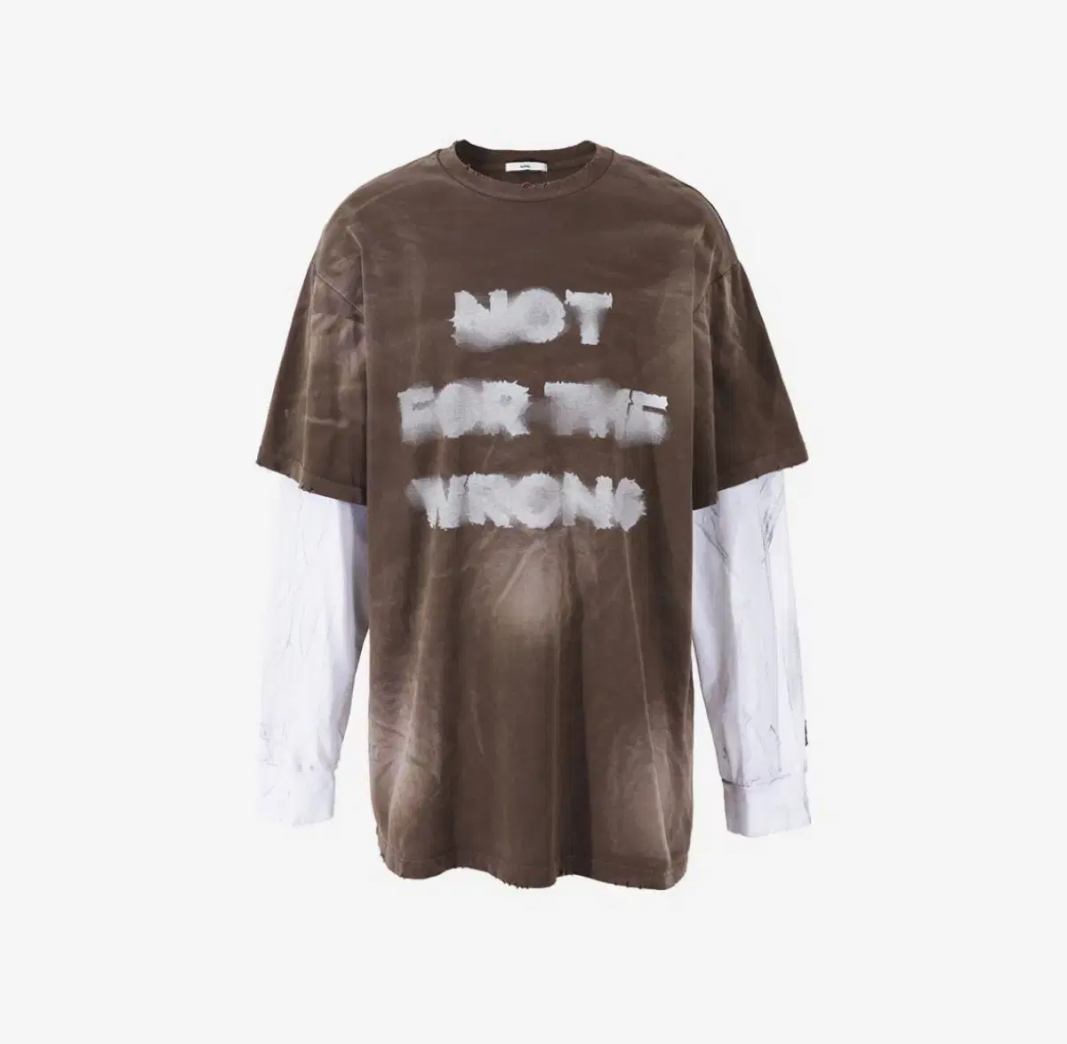 [1] Noculous Smudge Layered T-Shirt