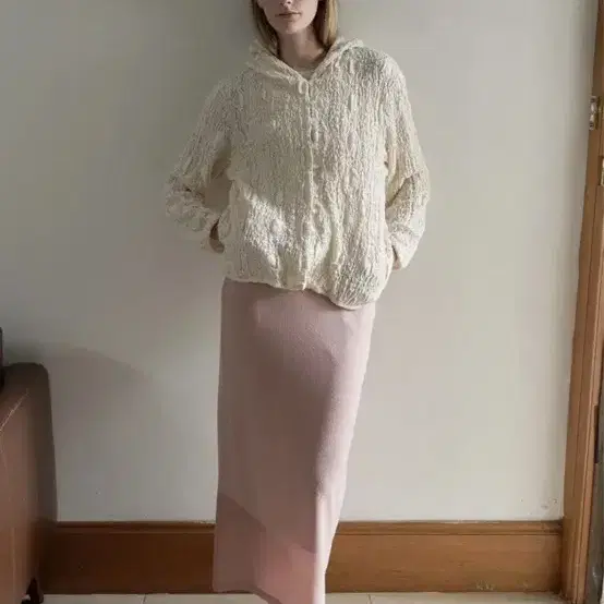 페스토 KNIT LONG SKIRT PEACH