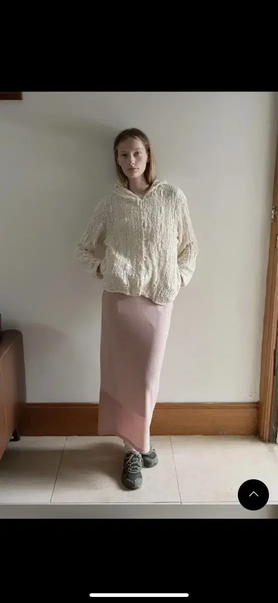 (마지막 가격내림) 페스토 KNIT LONG SKIRT PEACH