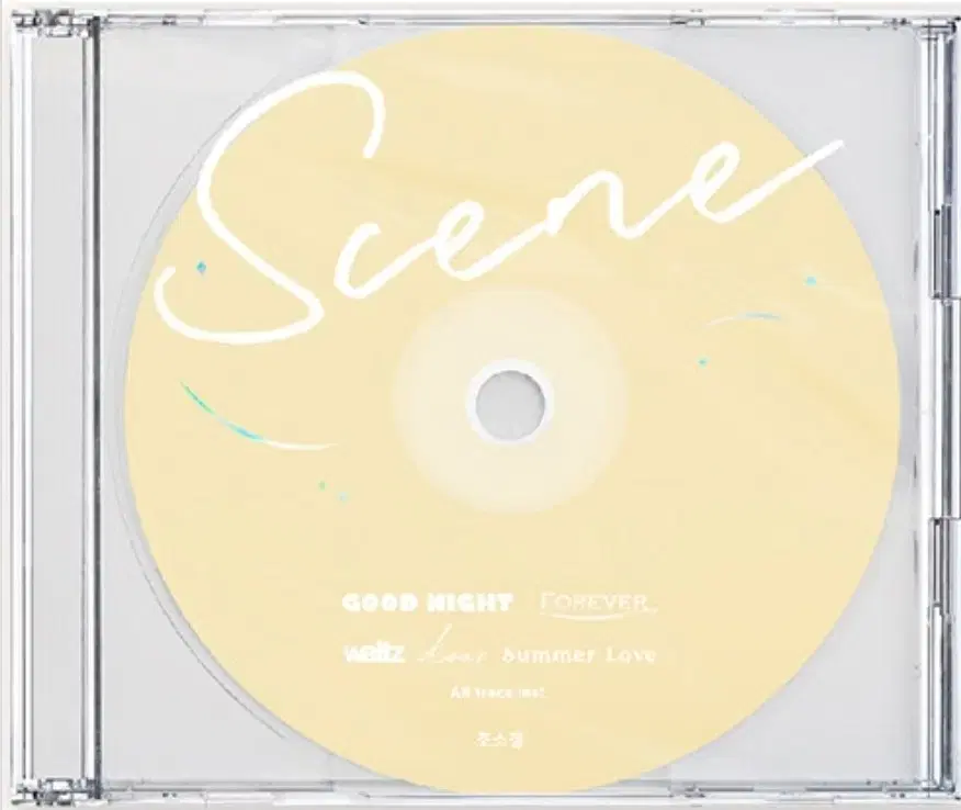 [미개봉] 조소정 앨범 cd Scene