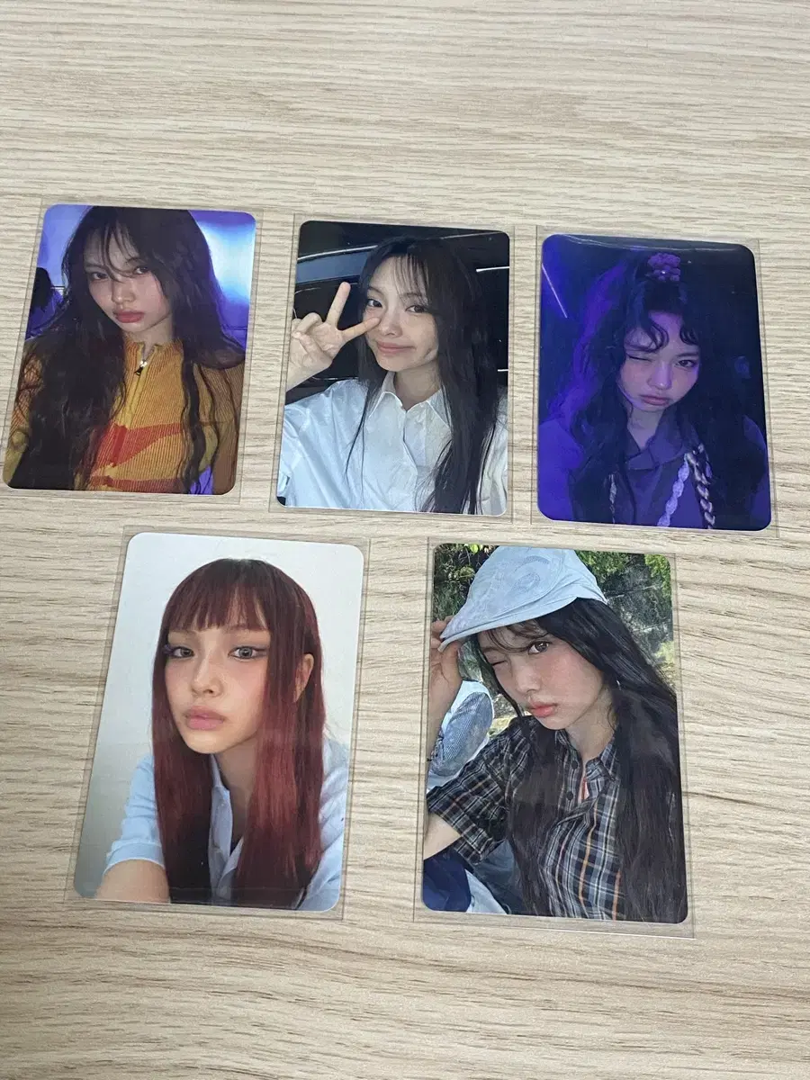 폭덤,최저) new jeans hyein photocard bulk sell unreleased photocard pop up Get Up HouseWeet Seasons Greetings