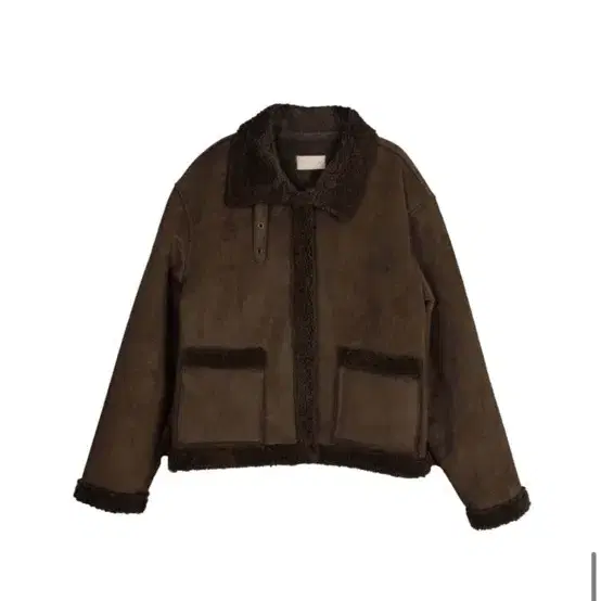 릿킴 무스탕 브라운 SUEDE SHEARING JACKET