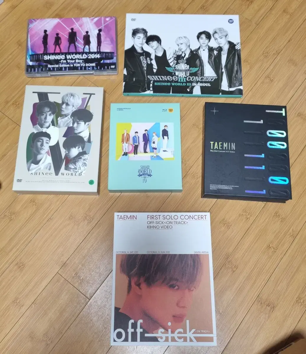 샤이니 콘서트 dvd, 블루레이 판매