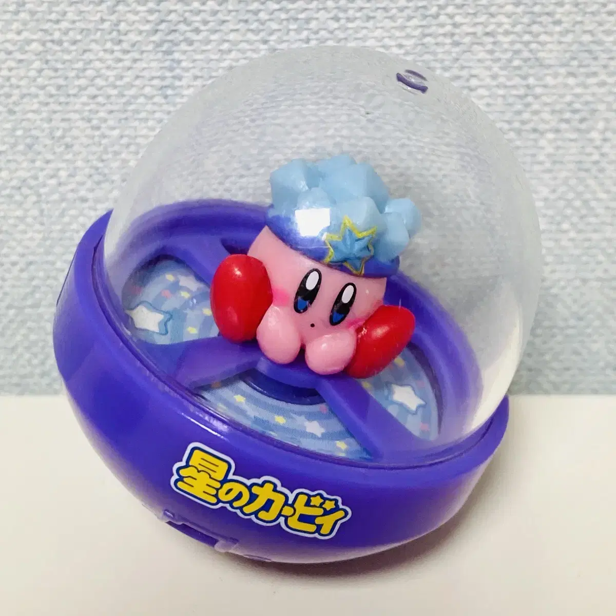 Japanese Nintendo Star Kirby Figure Spinning Top Vintage Toy Toys Props Ice Cutter