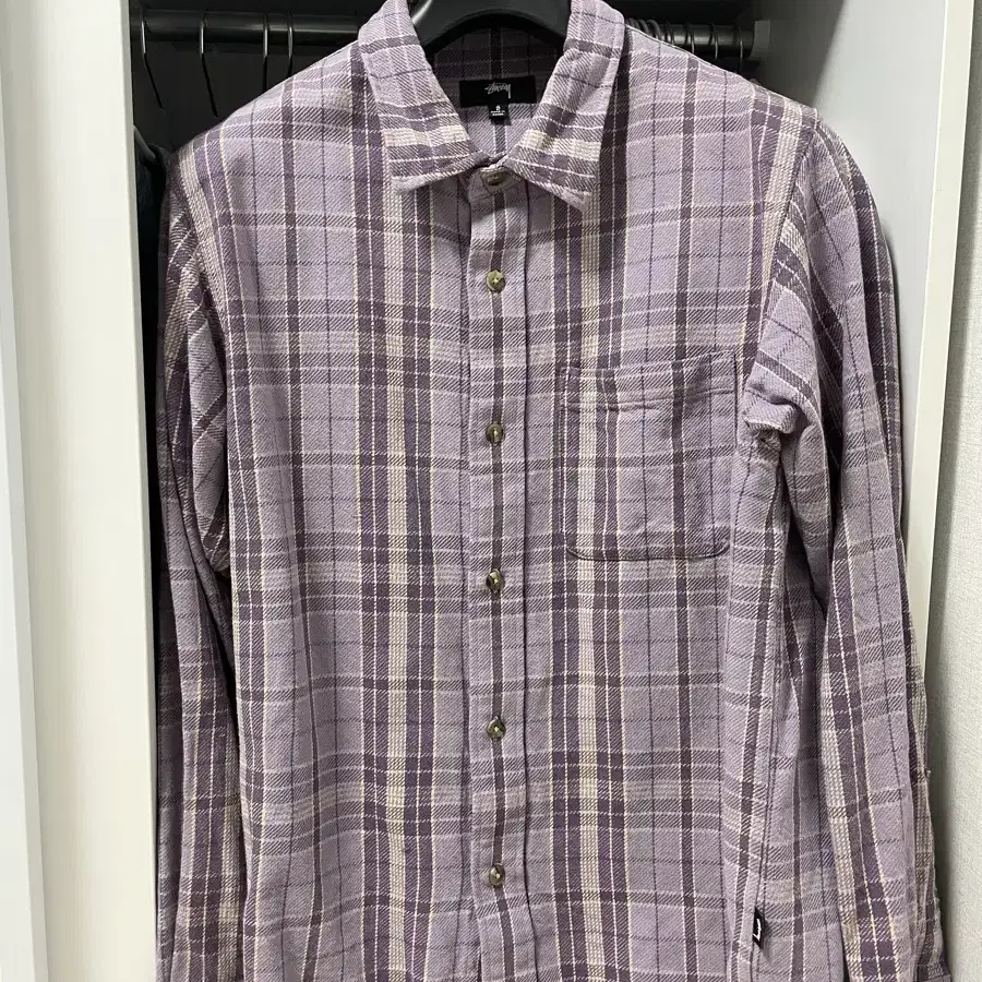 [S] stussy stones plaid shirt 스투시 플란넬