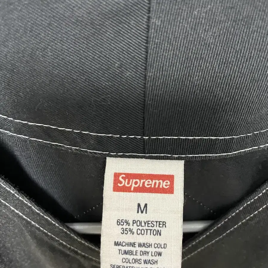 15aw SUPREME Twill BASEBALL SHIRT