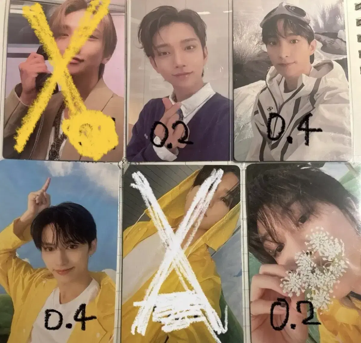 SEVENTEEN Hoshi,Jun,Dokyum,Joshua,D.E.A. Photocard