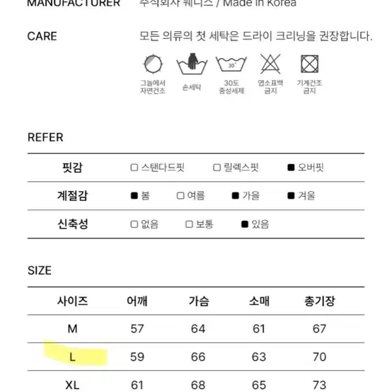 새거) 앨빈클로 빅 체리 오버핏 맨투맨