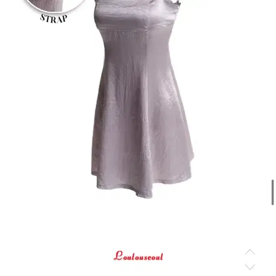 루루서울 metal bomb dress (purple)