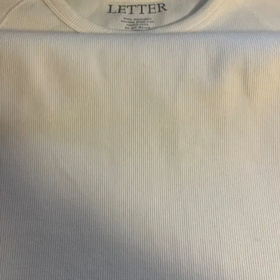 샵레터 letter 반팔 티셔츠 Marine t-shirt 아이보리 레터